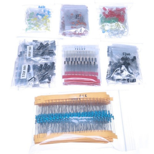 1400pcs electronic parts kit - 1400pcs,